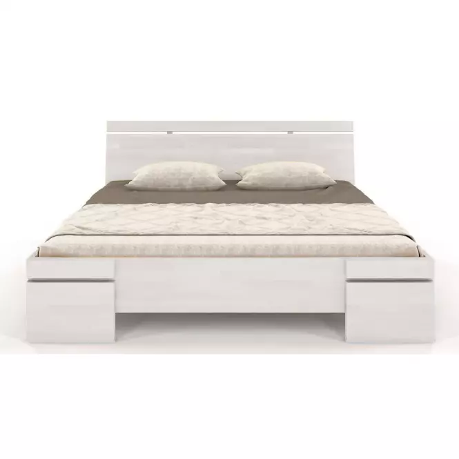 Posteľ borovicová Skandica Sparta maxi 140X200 biela,3