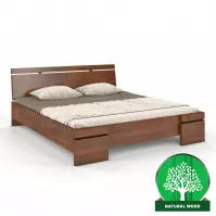 Posteľ buková Skandica Sparta maxi 120X200 cm orech