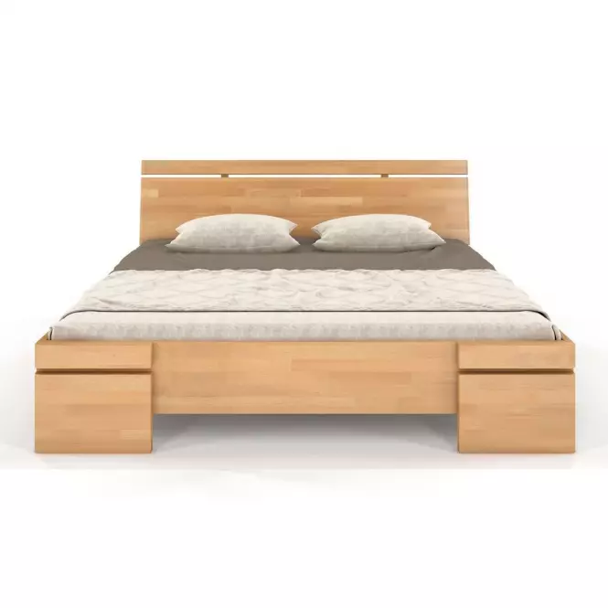 Posteľ buková Skandica Sparta maxi 200X200 cm prirodzené