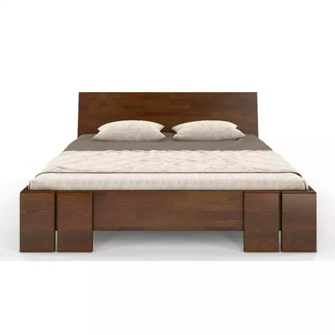 Posteľ borovicová Skandica Vestre maxi 200X200 orech,2