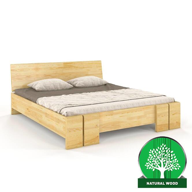 Posteľ buková Skandica Vestre maxi 140X200 prírodná