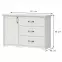 Komoda 1d3s Evergreen k13/eg ivory mat,2