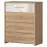 Komoda Gala f4/gl pacific walnut/beige