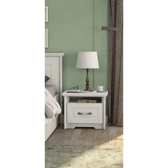 Nočný stolík Evergreen ns1/eg ivory mat,5