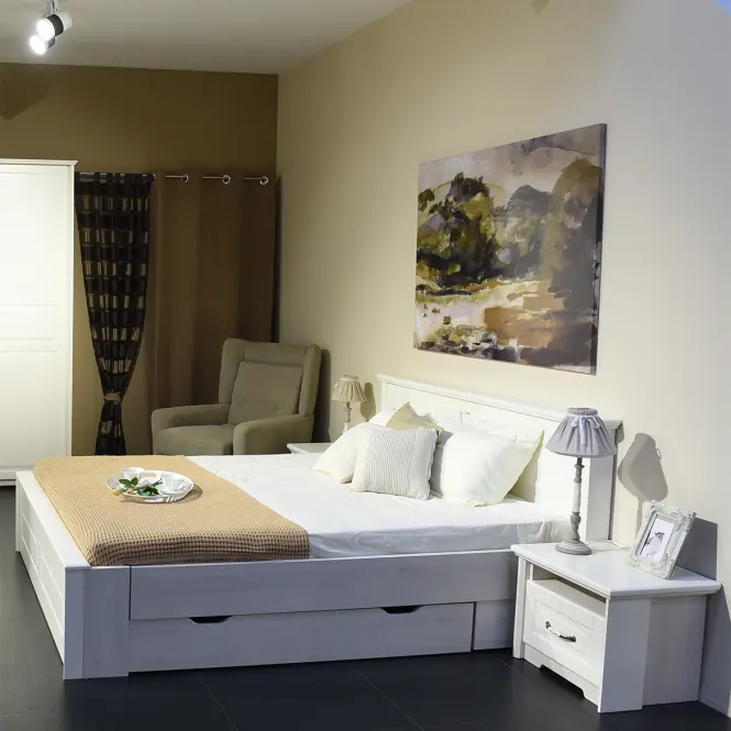Nočný stolík Evergreen ns1/eg ivory mat,8