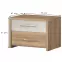 Nočný stolík Gala ns2/gl pacific walnut/beige,2