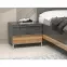 Nočný stolík Onyx ns2/on lakované pacific walnut/anthracit,4