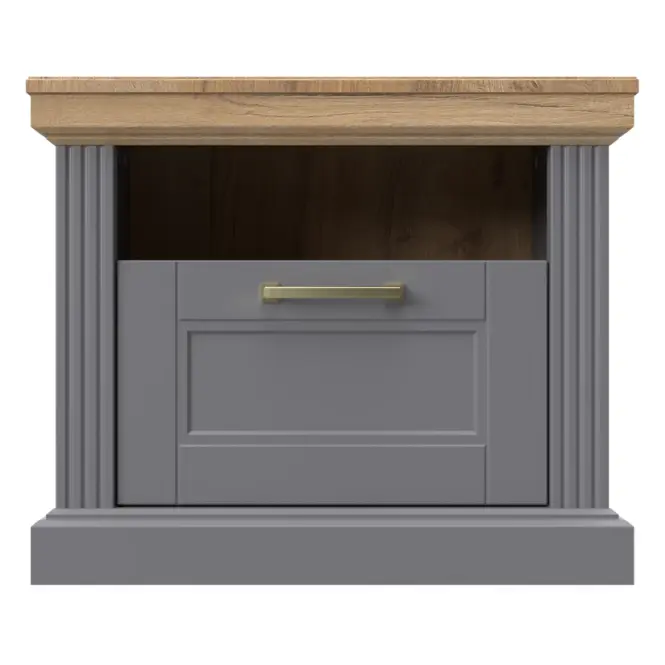 Nočný stolík Tara ns1/ta graphite/pacific walnut,4