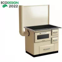 Sporák Luna 7 kW ľavý cappucino