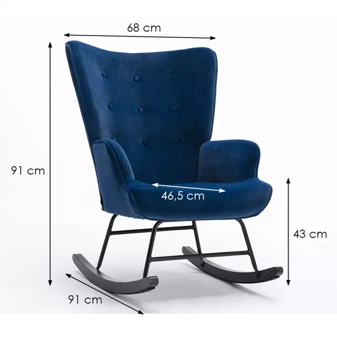 Kreslo Cosima Blue,7