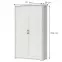 Skriňa 2d Evergreen p2/eg ivory mat,2