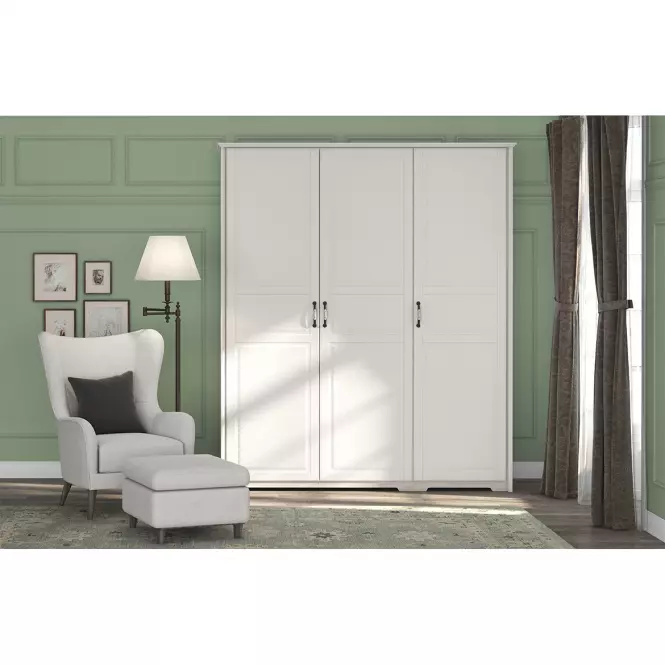 Skriňa 3d Evergreen p3/eg ivory mat