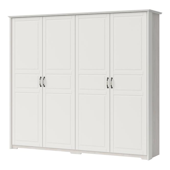 Skriňa 4d Evergreen p4/eg ivory mat