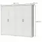 Skriňa 4d Evergreen p4/eg ivory mat,2