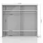 Skriňa 4d Evergreen p4/eg ivory mat,3