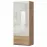Skriňa 2d2s Gala p22/gl lakovaná pacific walnut/beige