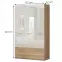 Skriňa 3d2s Gala lakované p32/gl pacific walnut/beige,2