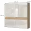 Skriňa 2d Gala pk231/gl lakované pacific walnut/beige,2