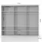 Skriňa 3d Gala pk281/gl lakované pacific walnut/beige,3