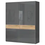 Skriňa 2d Onyx pk181/on lakované pacific walnut/antracit