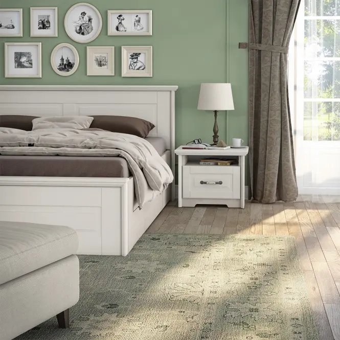 Zásuvka pod posteľ Evergreen fk70 ivory mat,4