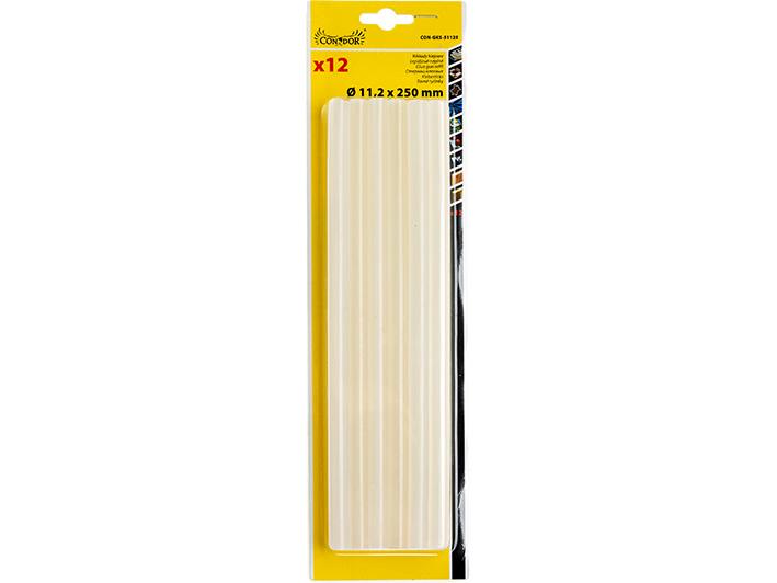 Lepiace tyčinky bezfarebné Condor 11,2x250 mm 12 ks CON-KP-B1125