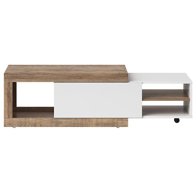 Konferenčný stolík Sintra 99 dub samdal-biely/dub Samdal-biely lesk