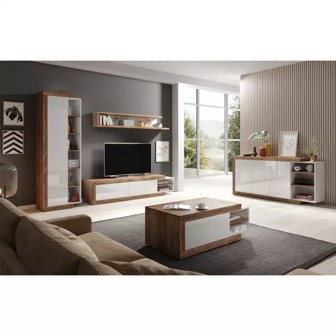 Komoda Sintra 25 3d3s dub samdal-biela