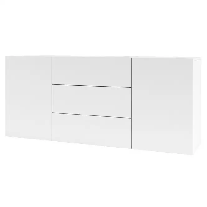 Komoda 2d3s Ava 26 biela/wotan,3