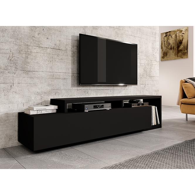 TV stolík Bota 40 čierna supermat