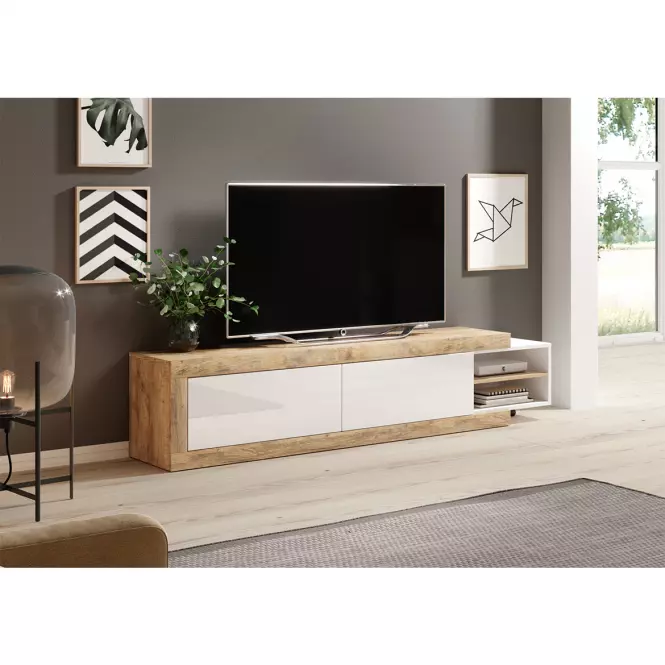 TV stolík Sintra 40 dub samdal-biela