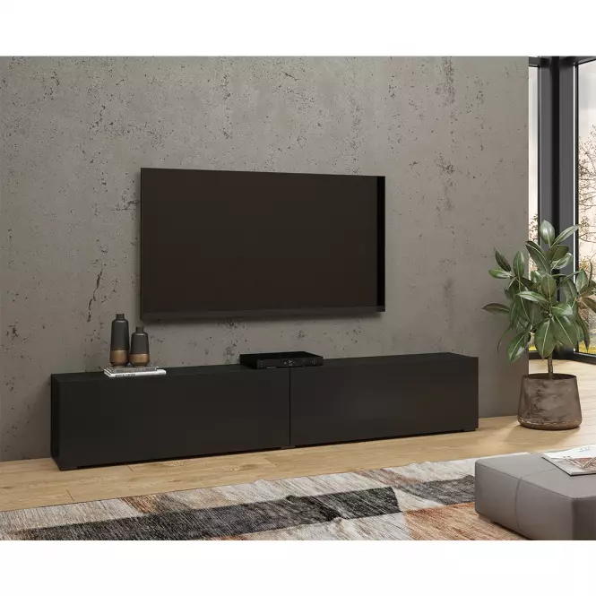 TV stolík 2kl Ava 40 čierna onyx/wotan