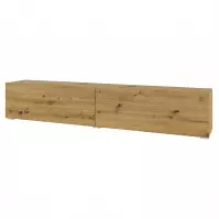 TV stolík 2kl Ava 40 artisan/čierna