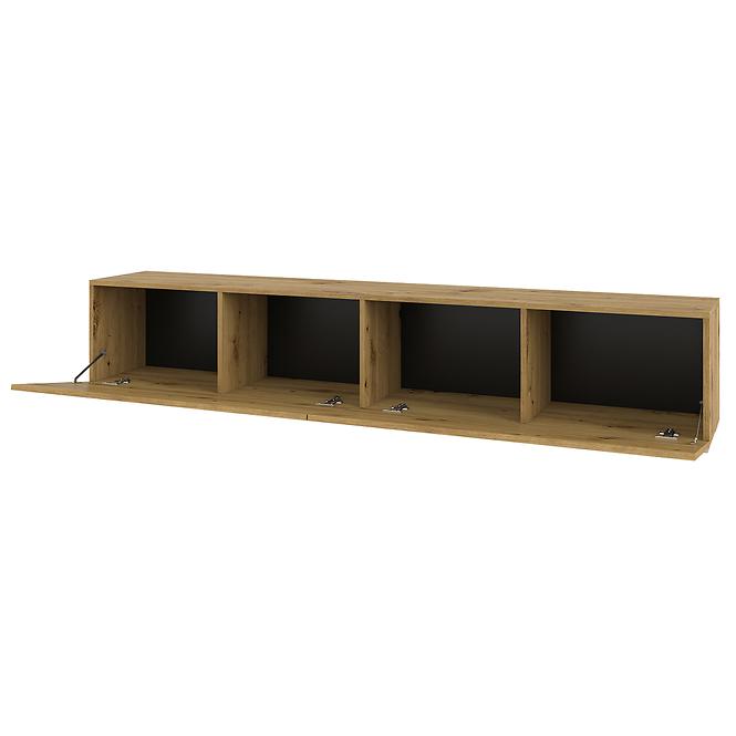 TV stolík 2kl Ava 40 artisan/čierna