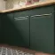 Kuchynská Linka Glamour 260 C Plus s prac. doskou zelená,4