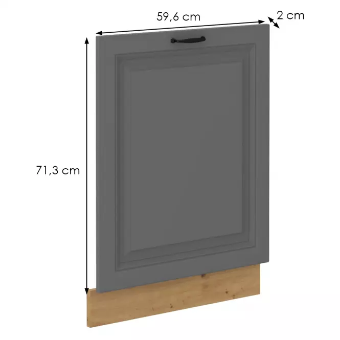 Dvierka umývačky riadu Stilo dustgrey/artisan 713x596,2