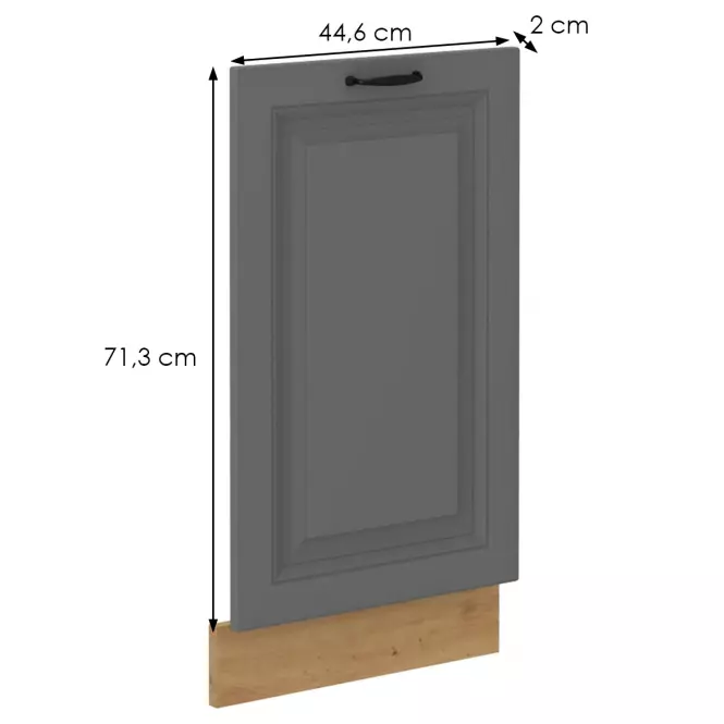 Dvierka umývačky riadu Stilo dustgrey/artisan 713x446