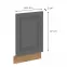 Kuchynská skrinka Stilo dustgrey/artisan front zm 570x446,2