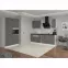 Kuchynská skrinka Stilo dustgrey/biely front zm 570x446,5