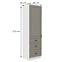 Kuchynská skrinka Stilo claygrey/biely 60dks/210 3s 1f,2