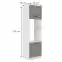 Kuchynská skrinka Stilo claygrey/biely 60dmp/210 2f,2