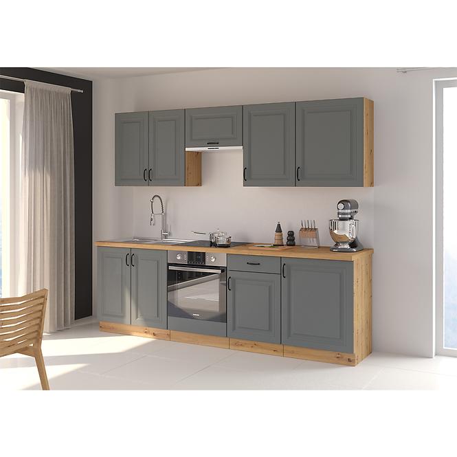 Kuchynská skrinka Stilo dustgrey/artisan 60dks/210 3s 1f