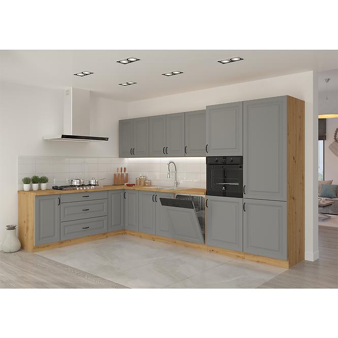 Kuchynská skrinka Stilo dustgrey/artisan 60dp/210 2f