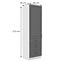 Kuchynská skrinka Stilo dustgrey/biely 60dks/210 3s 1f,2