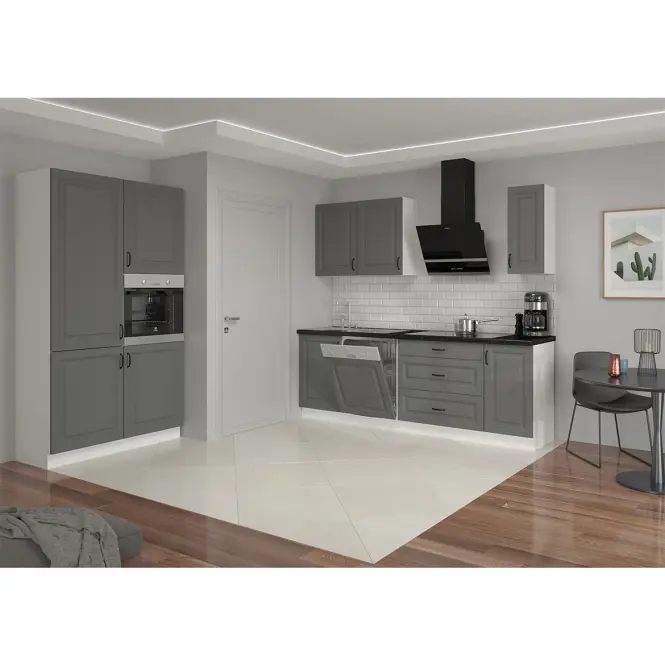Kuchynská skrinka Stilo dustgrey/biely 60dks/210 3s 1f,5