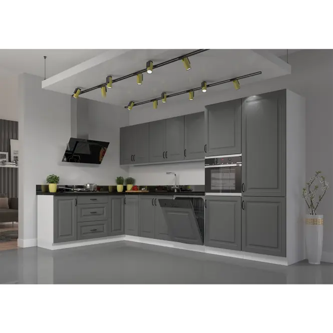 Kuchynská skrinka Stilo dustgrey/biely 60dks/210 3s 1f,6
