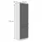 Kuchynská skrinka Stilo dustgrey/biely 60lo/210 2f,2