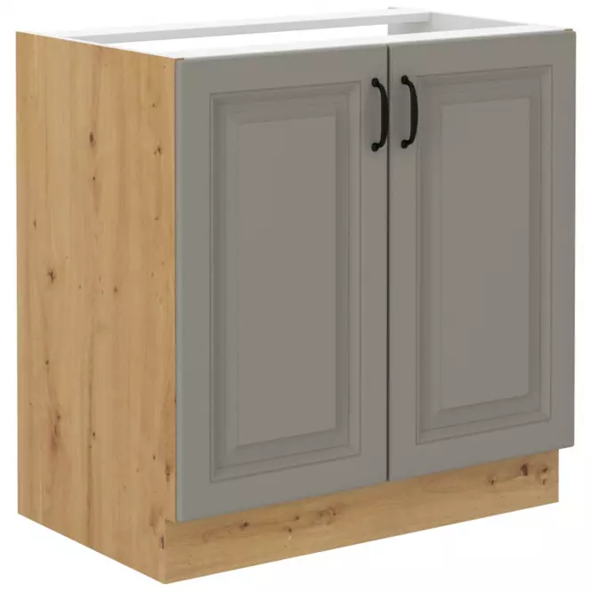 Kuchynská skrinka Stilo claygrey/artisan 80zl 2f bb