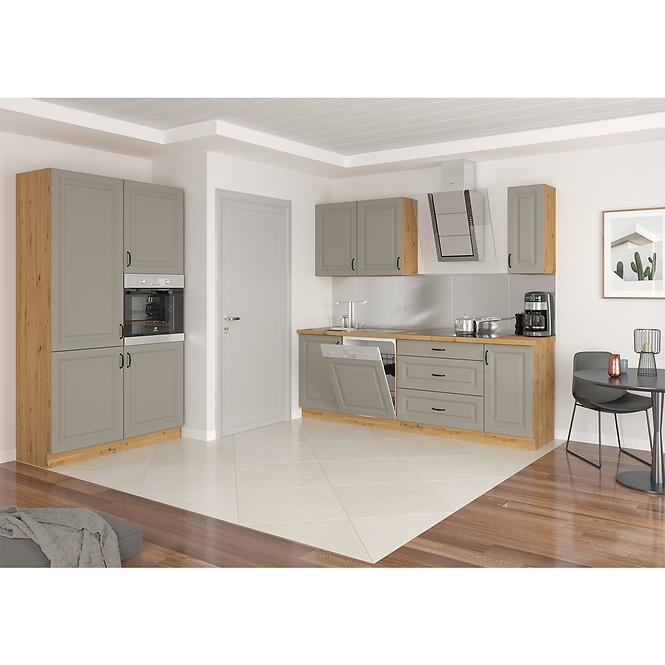 Kuchynská skrinka Stilo claygrey/artisan 60d 1f bb