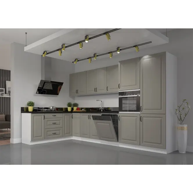 Kuchynská skrinka Stilo claygrey/biely 80zl 2f bb,7